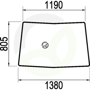 Vetrobransko steklo - Kramp L112972N