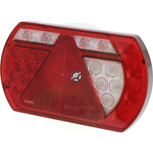 Multifunkcijska zadnja D luč LED - SMART - 12V - 236x140x24.3mm - Bayonet 6-pin - L26060P6RH5SM