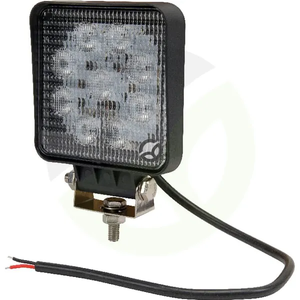 Delovna luč LED - 27W - 1800lm - kvadratna - 10-30V - 109x27.5x109mm - širok snop - Kramp LA10051