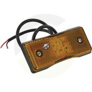 Pozicijska luč LED - pravokotna - 12/24V - jantarna, pritrditev z vijakom - Britax L4601LDV
