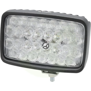 Delovna luč LED - 90W - 6000lm - pravokotna - 10-30V - bela - širok snop - Deutsch priključek - 30 LED - Kramp LA104211