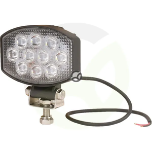 Delovna luč LED - 15W - 1900lm - ovalna - 10/30V - 120x38x80mm - širok snop - 10 LED diod - Kramp LA10020