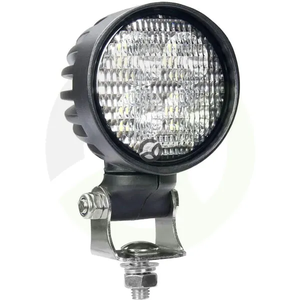 Delovna luč LED - 40W - 4000lm - okrogla - bela - 10/30V - AMP vtič - 4 LED - 360 stopinj - Kramp LA10551