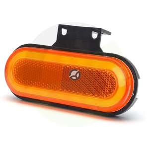 Pozicijska luč LED - pravokotna - 12-24V - 124x49x20mm - Kramp LA30154