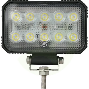Delovna luč LED - 15W - 1900lm - pravokotna - 10/30V - 150x37x100mm - točkovni snop - 10 LED - LA10022