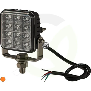 Opozorilna lučka LED - 10-30V - oranžna - 12 LED - Kramp LA20066