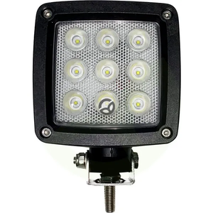 Delovna luč LED - 27W - 3000lm - kvadratna - bela - 10/30V - Deutsch vtič - širok snop - 9 LED diod - Kramp LA10555