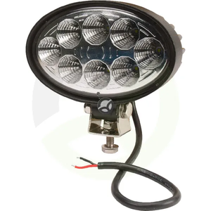 Delovna luč LED - 24W - 2240lm - ovalna - 10/30V - 141.5x64.5x90mm - širok snop - 8 LED - Kramp LA10058