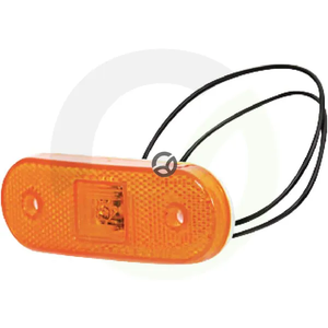 Pozicijska luč LED - pravokotna - 12-24V - 113,5x40x26,5mm - Kramp LA30124