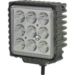 Delovna luč LED - 27W - 500lm - kvadratna - modra - 105x60x117mm Deutsch vtič - točkovni snop - 9 LED - LA10417