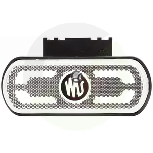 Pozicijska luč LED - bela - pravokotna - 12-24V - 133.8x53x25mm - SAFETY LINE - Kramp LA30080