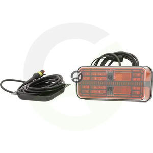 Multifunkcijska zadnja luč LED - pravokotna - 12V (integriran upor) - 200 -5x85.3x28.9mm - LA40070