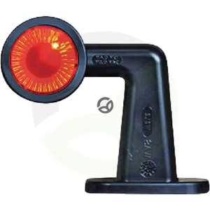 Desna Pozicijska luč LED - 12-24V - 125.5x148.5x48.6mm - Kramp LA30007