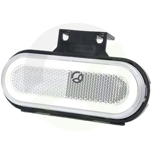 Pozicijska luč LED - pravokotna - 12-24V - 124x49x20mm - Kramp LA30154F