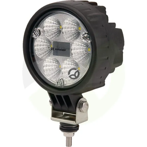 Delovna luč LED - 29W - 2500lm - okrogla - 10/30V - Ø 117mm Deutsch vtič - širok snop - 6 LED diod - LA10003