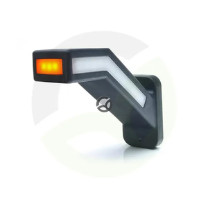 Pozicijska luč desna LED - 12-24V - 184,9x58x145,5mm - dinamični indikator smeri - Kramp LA30163INDX