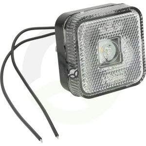 Pozicijska luč LED - kvadratna, 12-24V - 65x65x28mm - Kramp LA30137