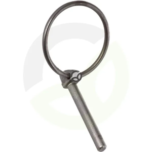 Vzmetni varovalni zatič 10x45mm - inox - Kramp LP10RVS