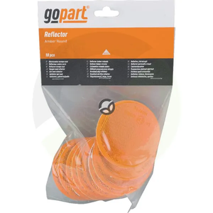 Okrogel odsevnik - jantar - Gopart LA75023
