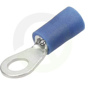 Očesni konektor - moder - 1,5-2,5mm² Ø4mm (100x) - LA9040KR
