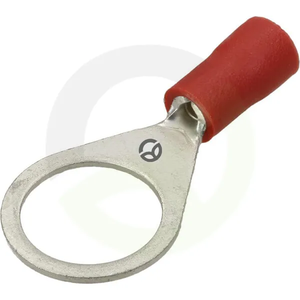 Očesni konektor - rdeč - 0,5-1mm² Ø10mm - Kramp LA9390KR