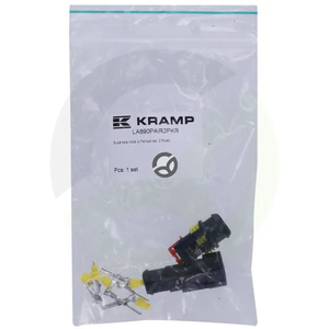 Komplet Superseal 2 pin konektorjev moški + ženski - Kramp LA890PAIR2PKR