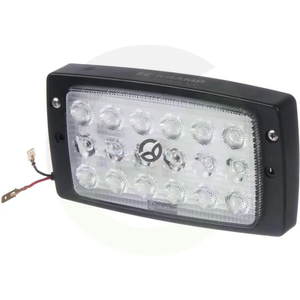 Delovna luč LED - 27 W - 3375 lm - pravokotna - 10-30V - bela - vtič AMP - kombinirana - 18 LED diod - Kramp LA80300