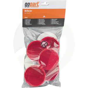 Okrogel odsevnik - rdeč - Gopart LA75021