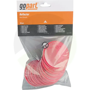 Okrogel odsevnik - rdeč - Gopart LA75024