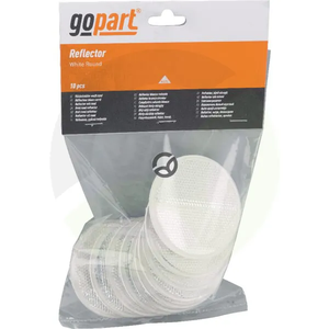Odsevnik - bel - okrogel - Gopart LA75022