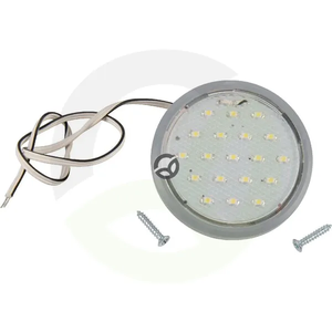 Notranja LED luč - 3 -50W - 85lm - okrogla - 12V - bela - Ø 58mm - 19 LED - LA50003
