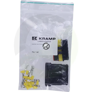 Komplet Superseal 6 pin konektorjev moški + ženski - Kramp LA890PAIR6PKR
