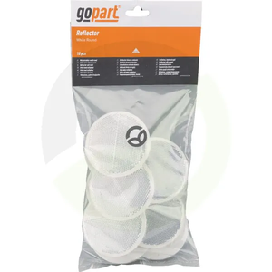 Plastični odsevnik - bel - okrogel - Gopart LA75019