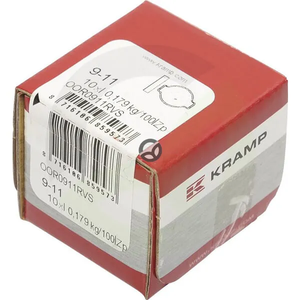 Dvojna inox ušesna objemka 9-11 mm - Kramp OOR0911RVS