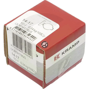 Dvojna inox ušesna objemka 15-17 mm - Kramp OOR1417RVS
