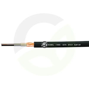 Siv zemeljski kabel 4x6 mm² - Helukabel NYCY366RE
