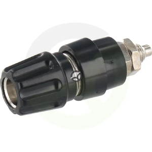 Banana vtič 4 mm črn PKNI10BBK