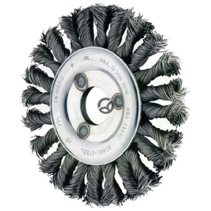 Okrogla prepletena žična ščetka 115mm INOx - Pferd RBG115CTINOX