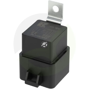 Mini rele 12V - preklopni - 30/40A - z upornikom - z vtičnim okvirjem in nosilcem - Kramp RL112C3RS