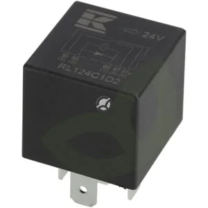Mini rele 24V - preklopni - 30A/40A - dioda - brez nosilca - Kramp RL124C1D2