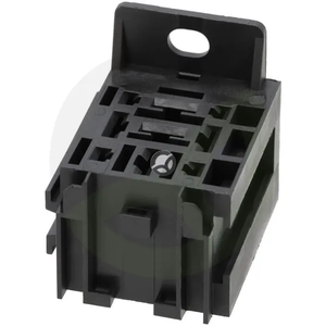 Mini relejska vtičnica s nosilcem, 5 x 6,3 mm + 4 x 2,8 mm, s podaljšano vtičnico - Kramp RL990451