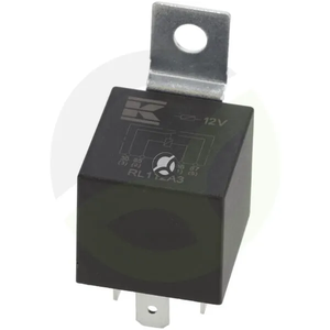 Mini rele 12V - normalno odprt - 40A - z nosilcem - Kramp RL112A3