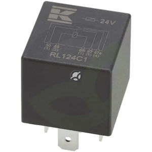 Mini rele 24V - preklopni - 30A/40A - brez nosilca - Kramp RL124C1