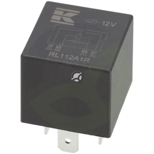 Rele 12V - običajno odprt - 40A - s upornikom - brez nosilca - Kramp RL112A1R