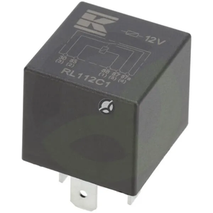 Mini rele 12V - preklopni - 30A/40A - brez nosilca - Kramp RL112C1