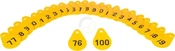 Označevalna številka rumena 76>100 - AKROH 39905000000276100