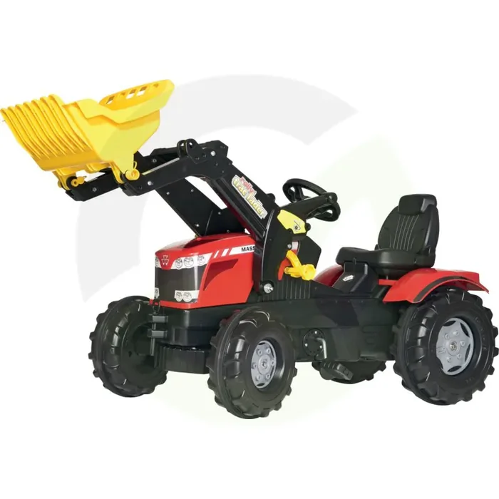 Poganjalček - Traktor Massey Ferguson 8650 z nakladačem