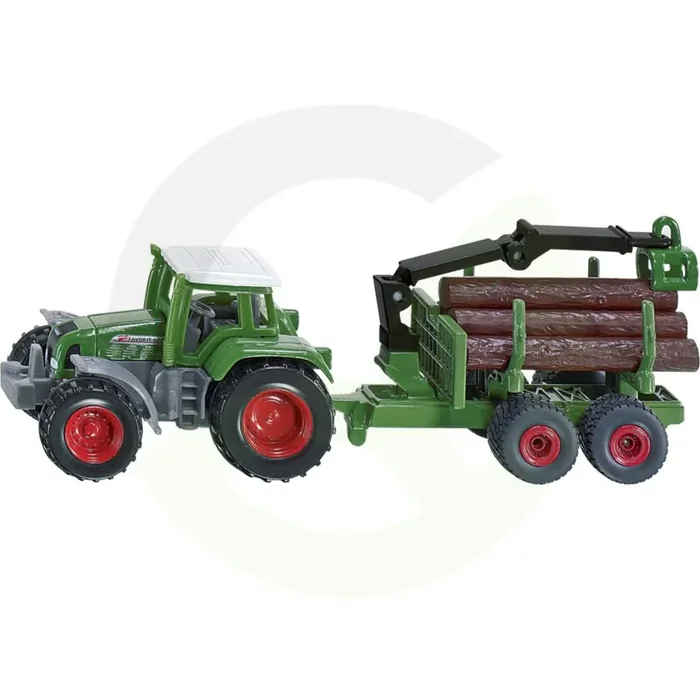 Siku traktor Fendt z prikolico Siku (1645)