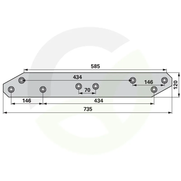 Plaz desni Lemken 3411870