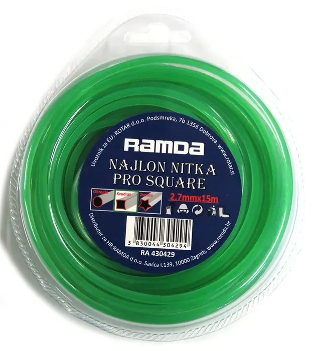 Najlon nitka kvadrat 2,7mmX15m